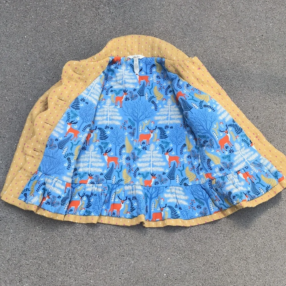 🐲💙 Matilda Jane Mustard Yellow Buttons Down Jacket